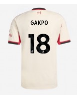 Liverpool Cody Gakpo #18 Vieraspaita 2025-26 Lyhythihainen